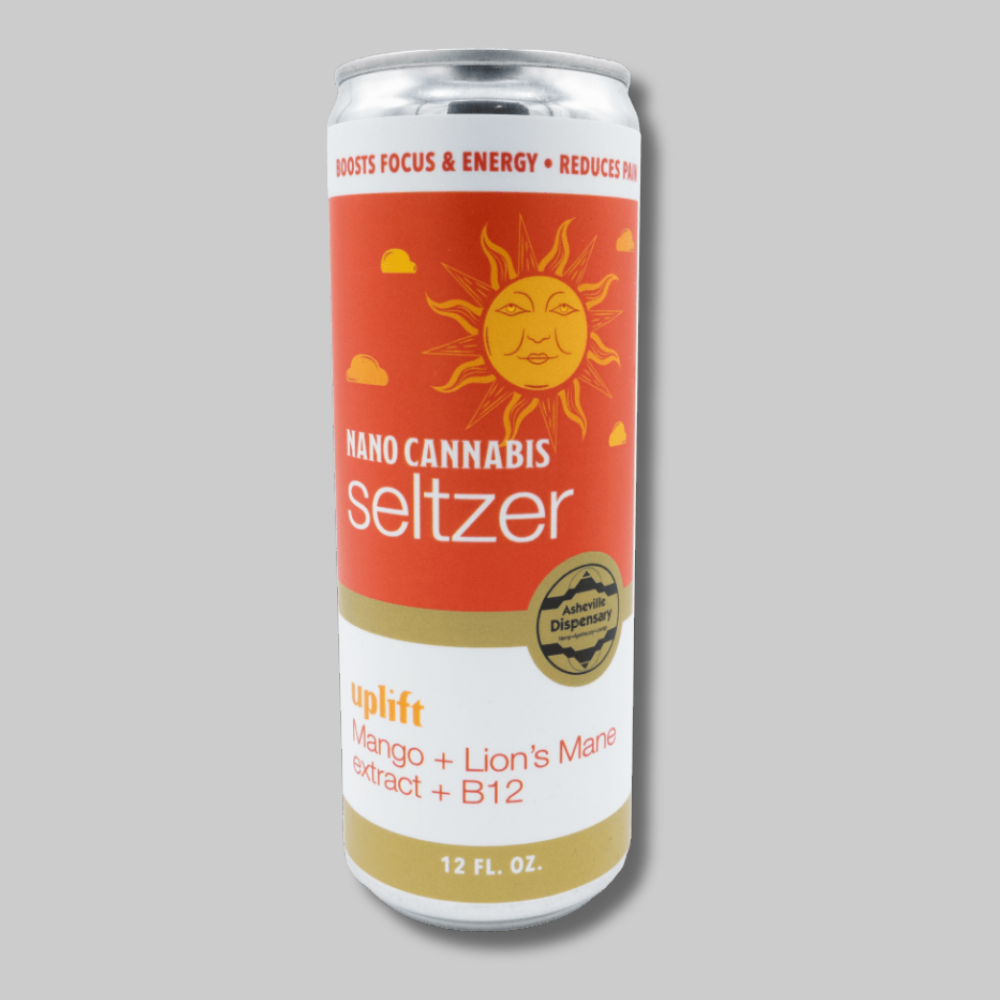 Asheville Dispensary | CBD/CBG Seltzer - Uplift (12oz) | CBD Farmacy