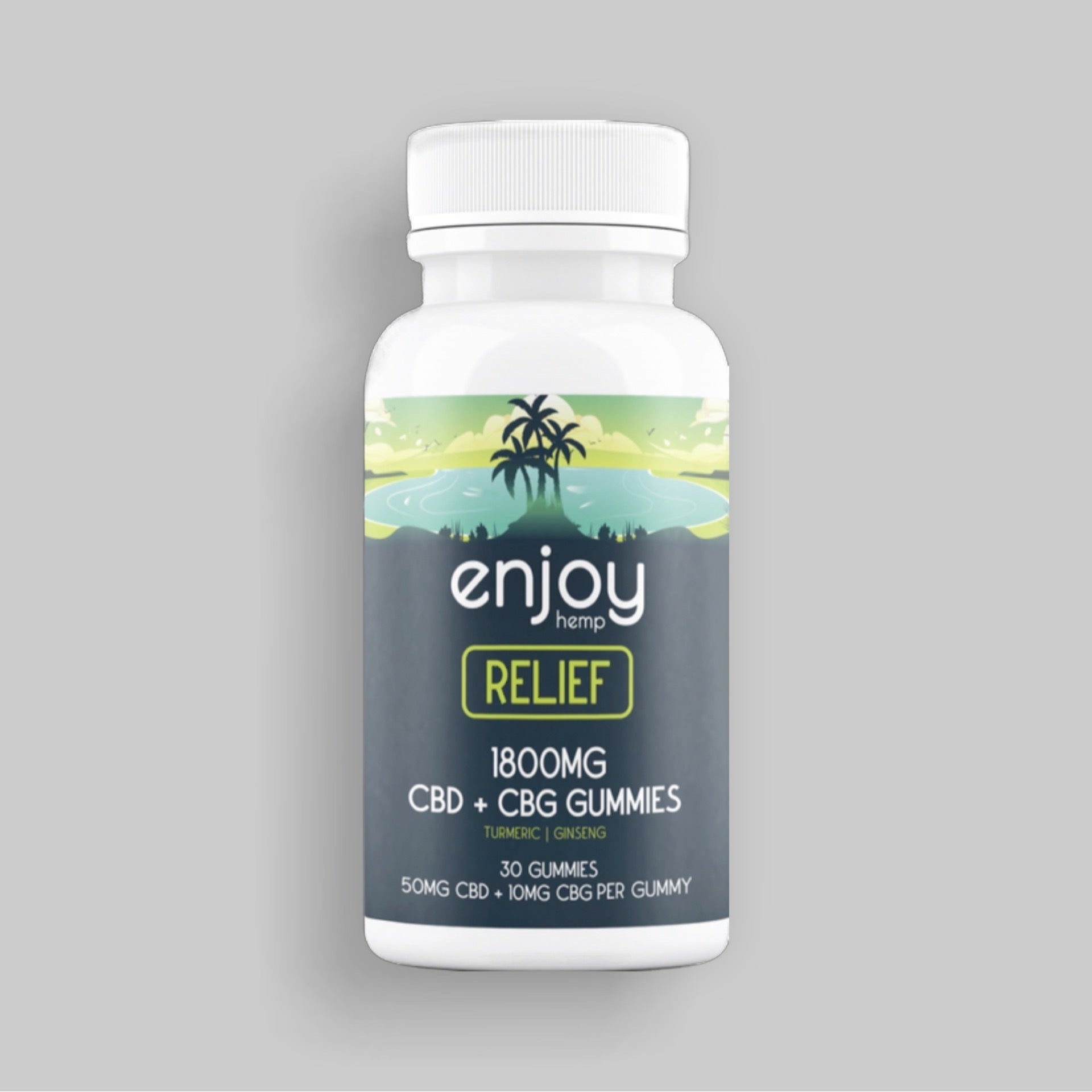 Enjoy Hemp | Relief CBD + CBG Gummies (1800mg) | CBD Farmacy