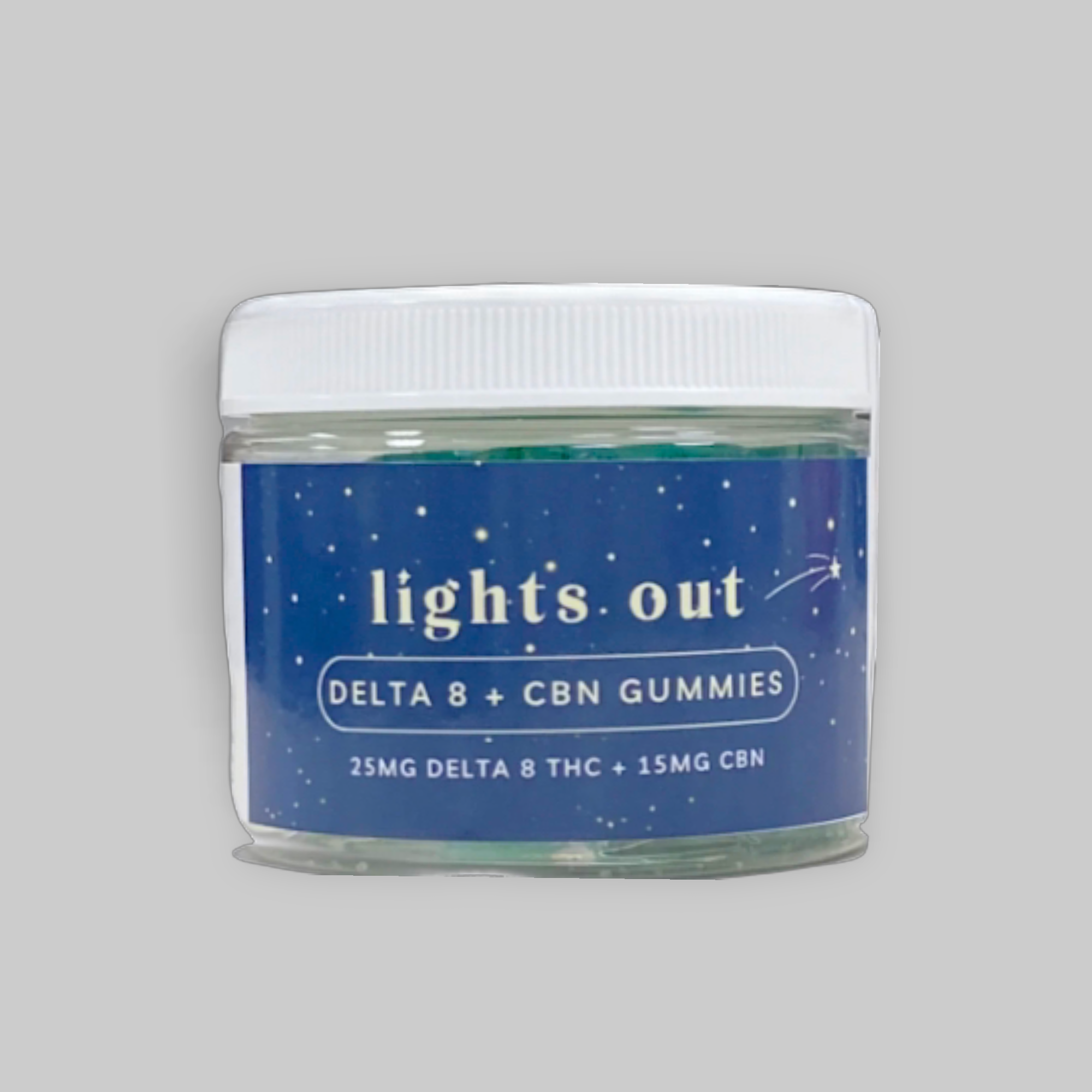 CBD Farmacy Delta8 + CBN Lights Out Gummies (25mg/15mg) CBD